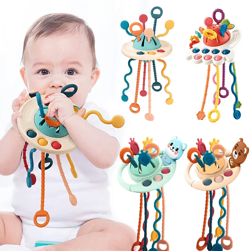 Silicone Teething Develop Activity Toy