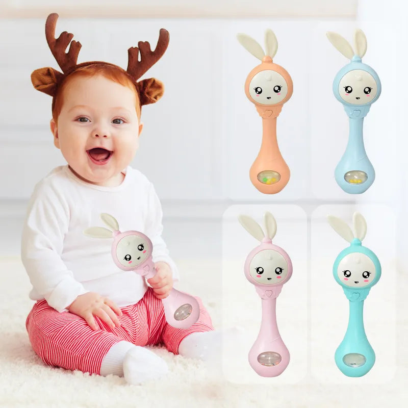 Baby Teether Musical Flashing Rattle Toys