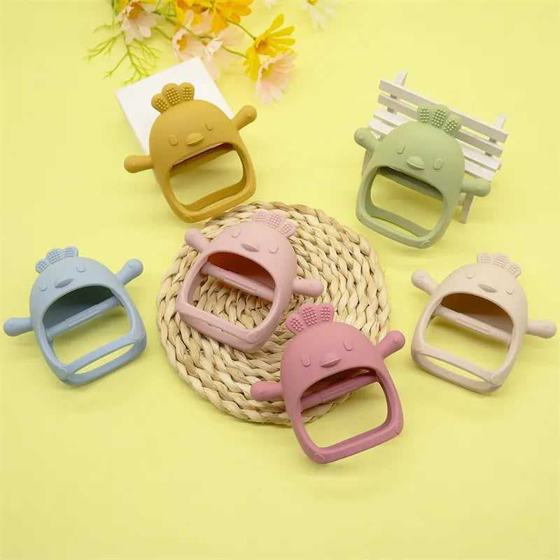 Baby Silicone Teether Gloves