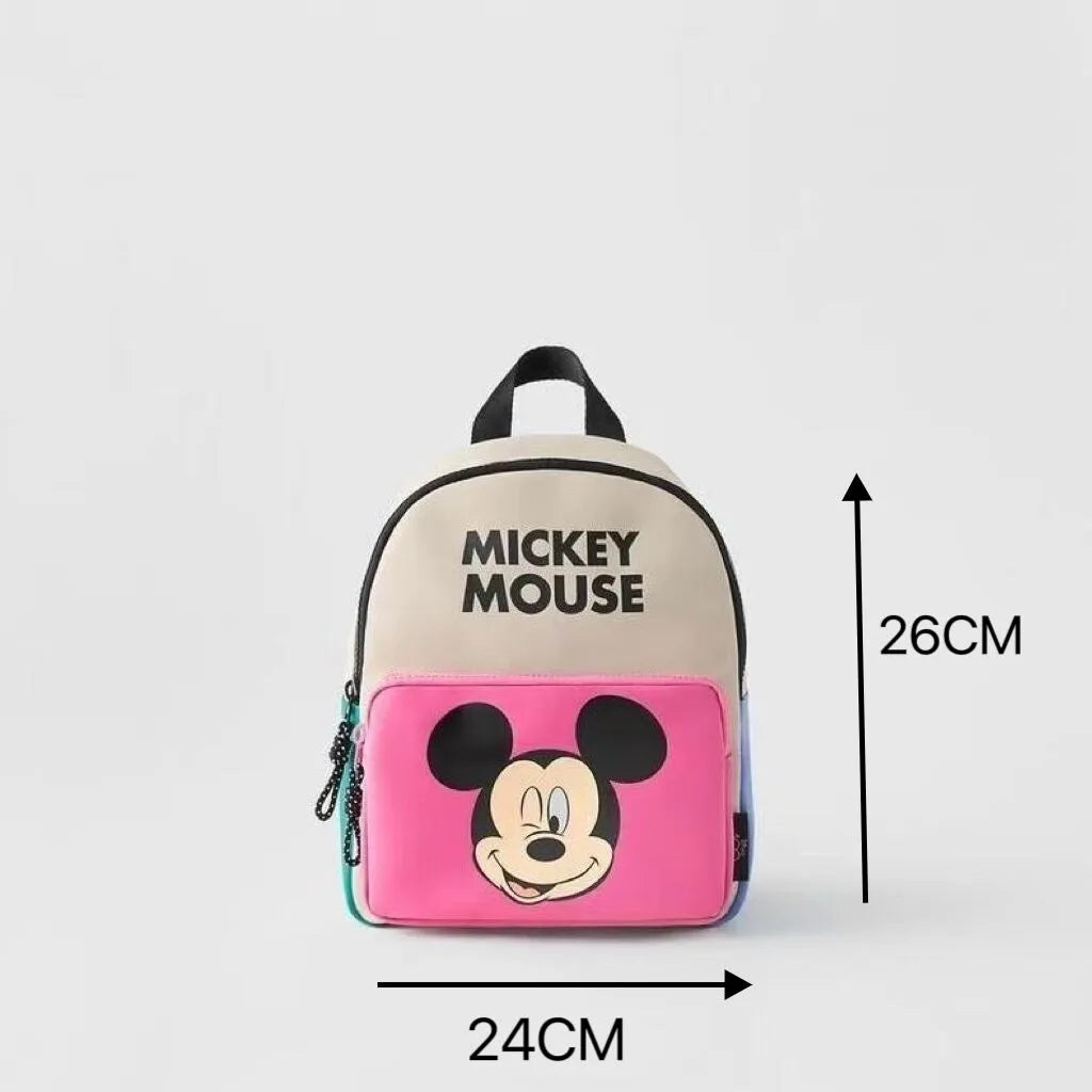 Disney Brand Printed Backpacks Mickey And Minnie Cartoon