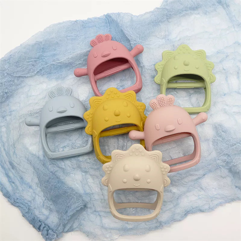 Baby Silicone Teether Gloves