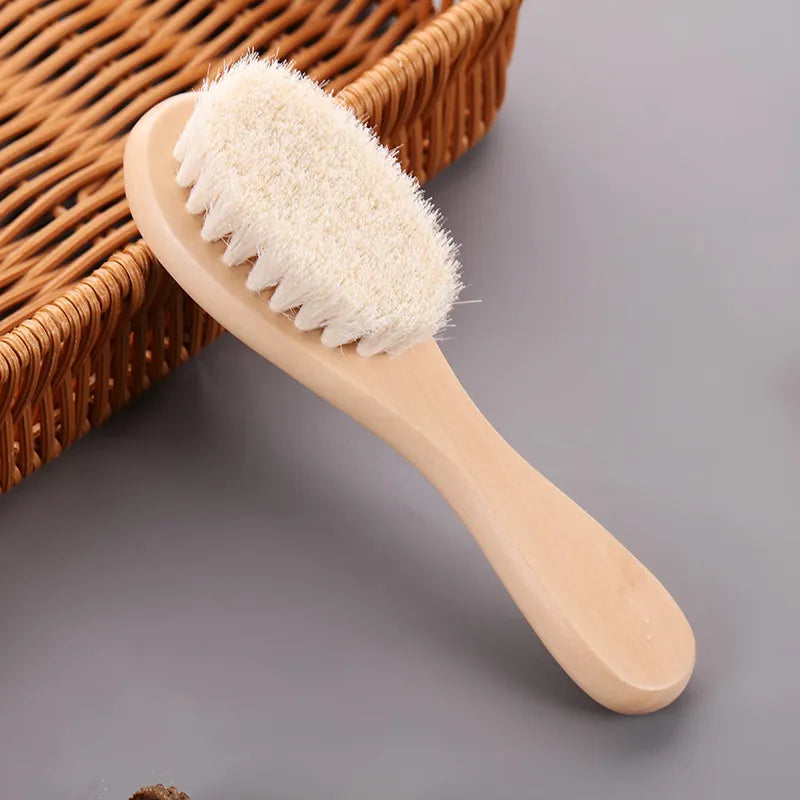 Baby Wooden Hair Brush Comb