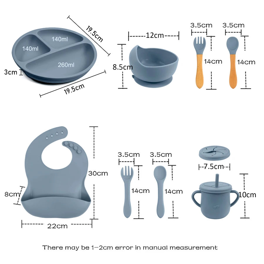 Baby Bowl Plate Feeding Set
