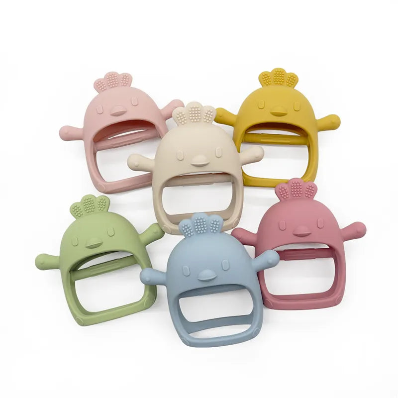 Baby Silicone Teether Gloves