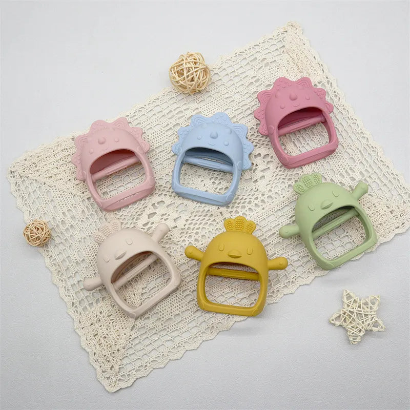 Baby Silicone Teether Gloves