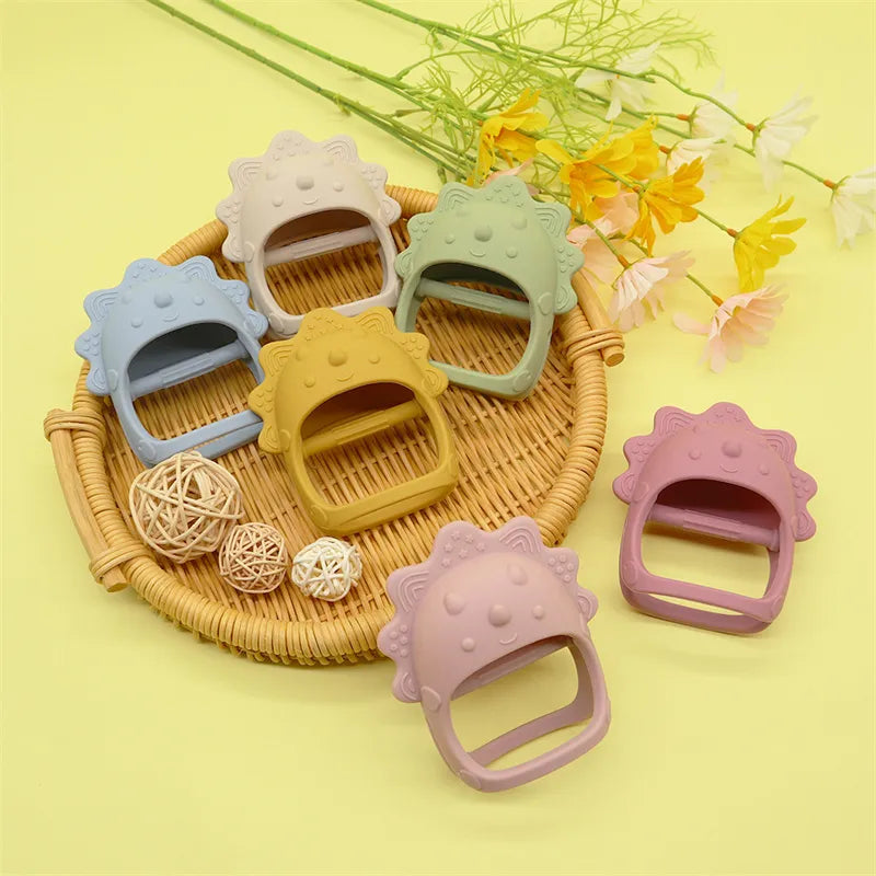 Baby Silicone Teether Gloves