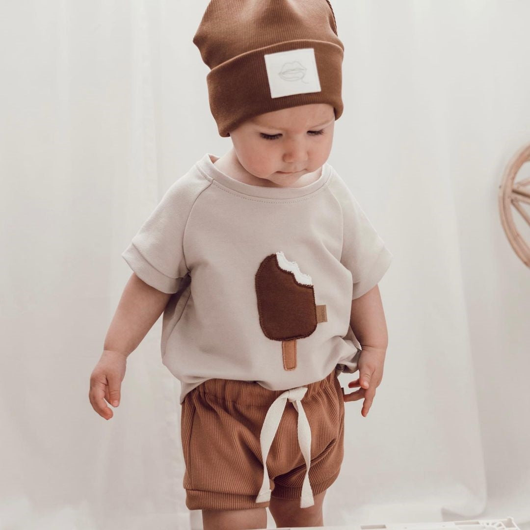 Ice Cream T-Shirt | Biege