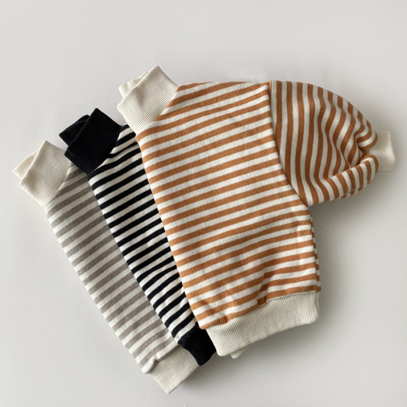 Striped Top | Brown