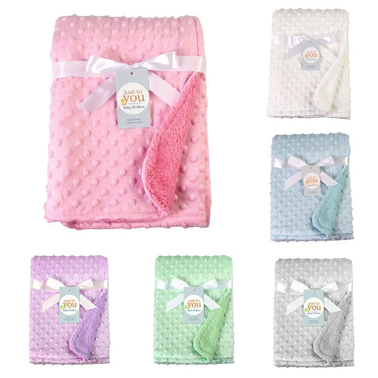 Newborn Baby Winter Solid Bedding Set