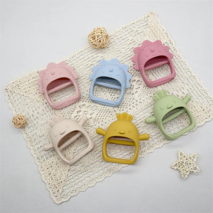 Baby Silicone Teether Gloves