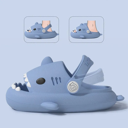Children Shark Cartoon Summer Sandals