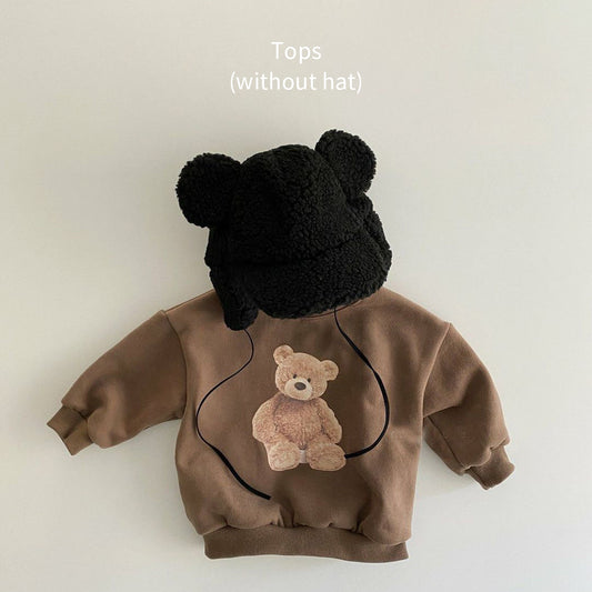 Teddy Bear Sweater | Dark Brown